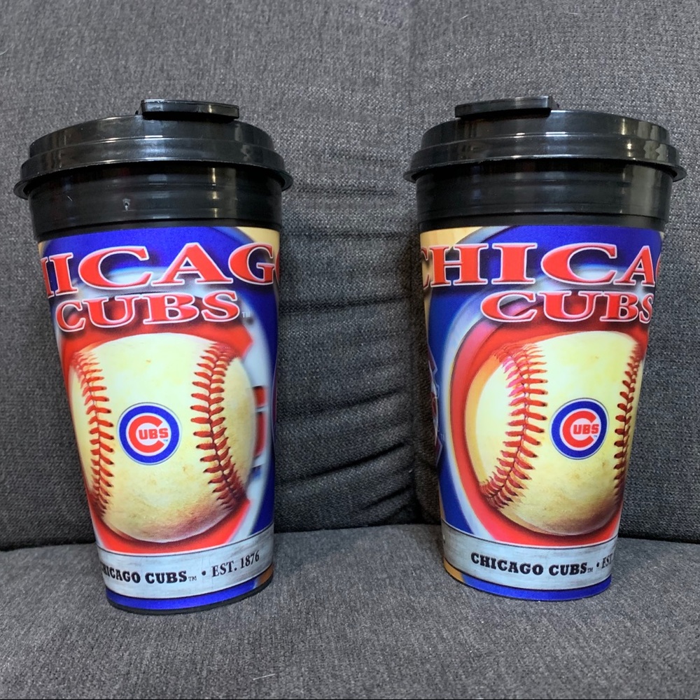 NWOT Chicago Cubs lenticular cups